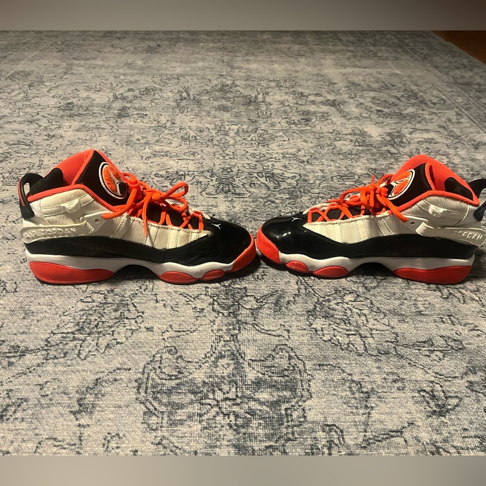Nike Jordan Six 6 Rings Black/Team Orange - Picture 4 of 6